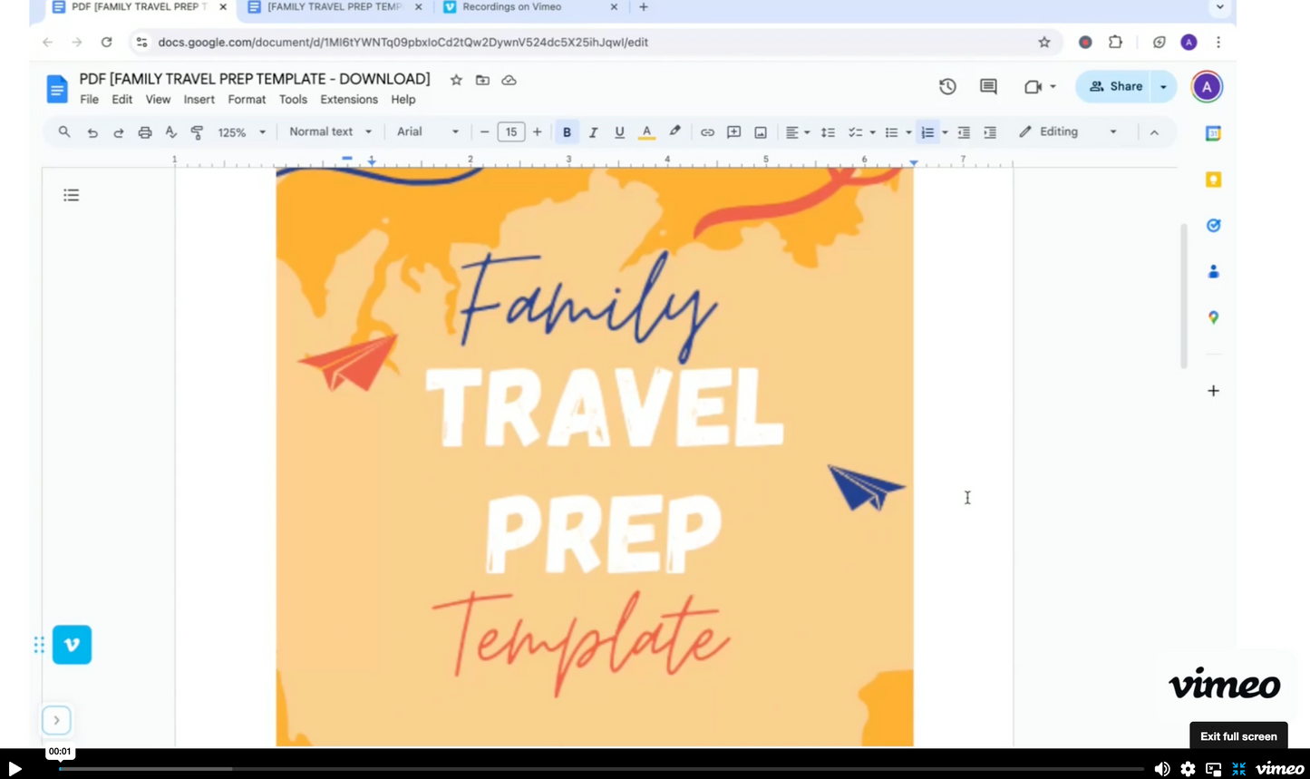 The Perfect Travel Planner for Families - DIGITAL